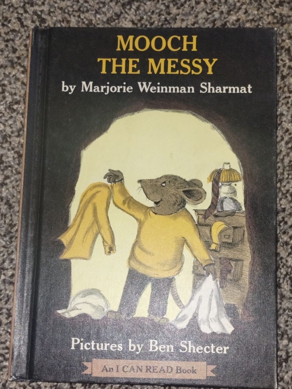 1976 Vintage kids book Mooch The Messy
